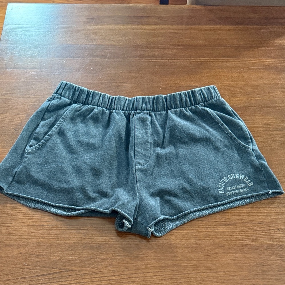 Pacific Sunwear Charcoal Athletic Shorts